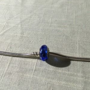 Blue pandora charm