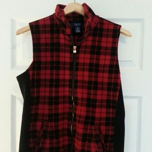 Chaps plaid vest