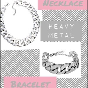 Heavy Metal with earrings, Good times bracelet