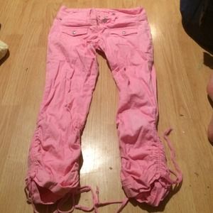 Pink capris
