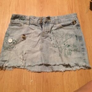Denim skirt