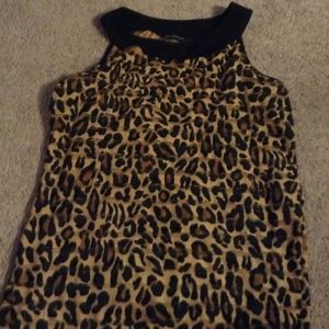 Leopard print top
