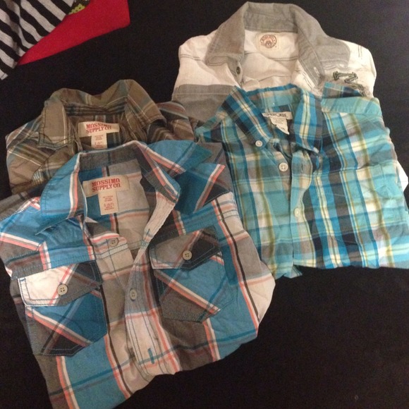 Bundle boys shirts size 6-7, 8