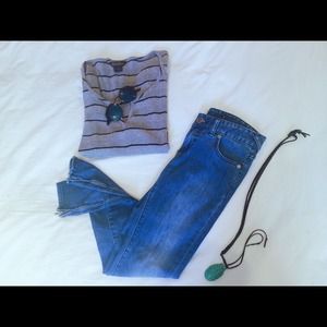 Free People Blue Jeans: