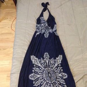 Halter maxi dress