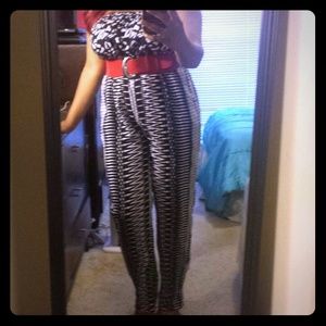 Multi-print jumpsuit