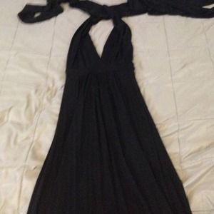 Black Tart multi way maxi dress
