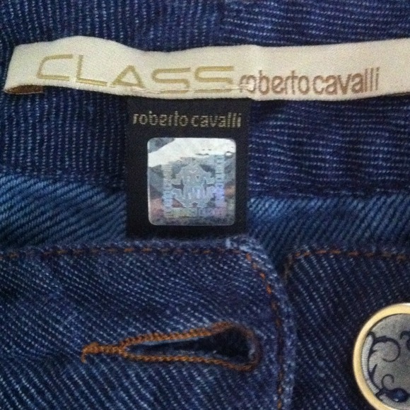 Hobo denim pants class roberto cavali