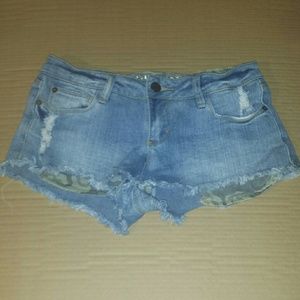 Denim shorts
