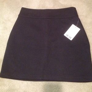 Silence + noise black skirt