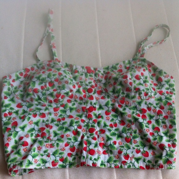 strawberry bralette