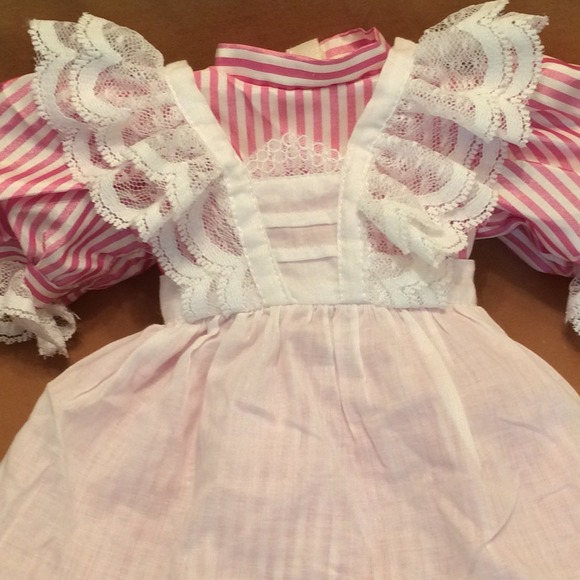 American Girl Samantha birthday dress & Pinafore - Picture 2 of 2