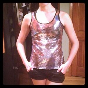Sequin Tank Top