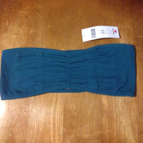 ✨Bundled✨NWT teal cage back bandeau - Picture 2 of 2