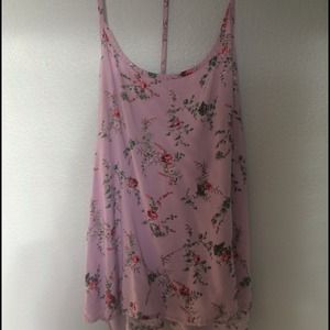 Floral Print T-Back