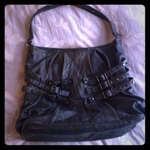 Midnight Blue studded purse