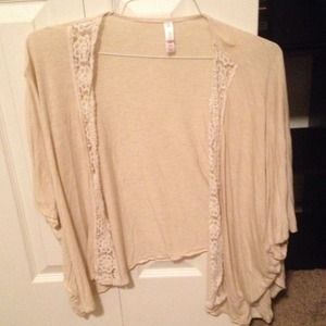 Soft Pink Lace Cartigan