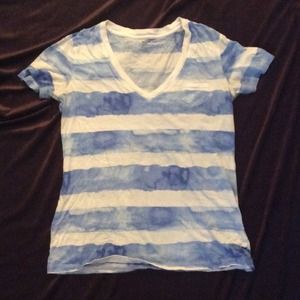Striped water color top