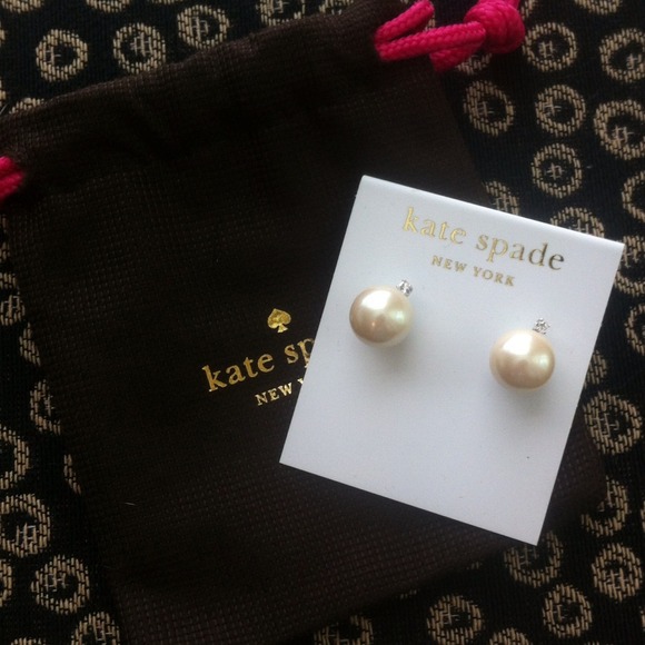 Kate Spade pearl studs