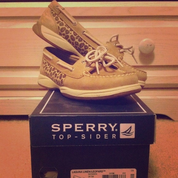 Sperry Shoes - Leopard Sperry Top-Siders