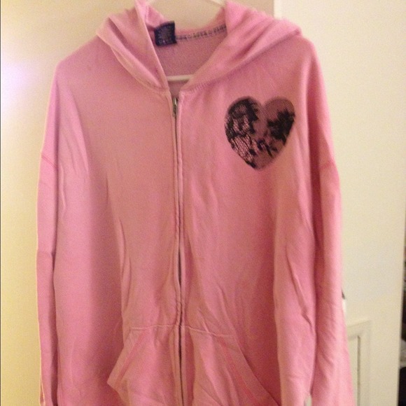 Used medium  Pink VS hoodie