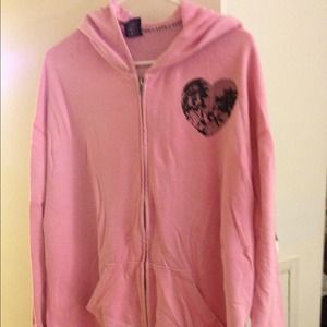 Used medium  Pink VS hoodie