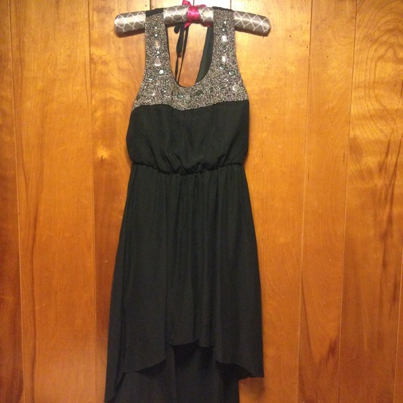 SOLD to an online yardsale...Black hi-low dress
