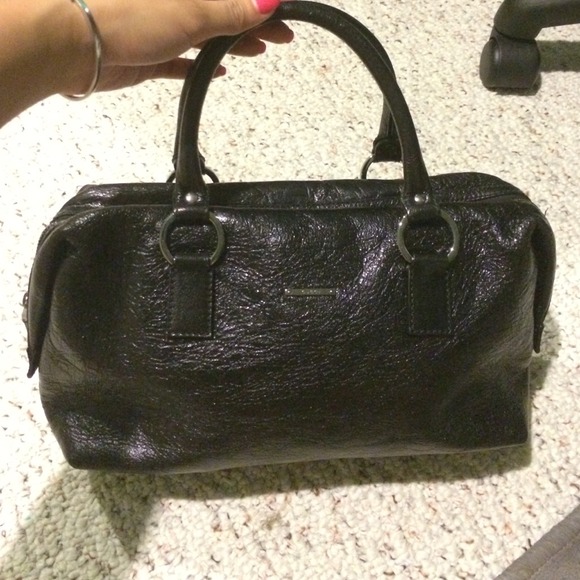 100% authentic gucci leather top handle bag