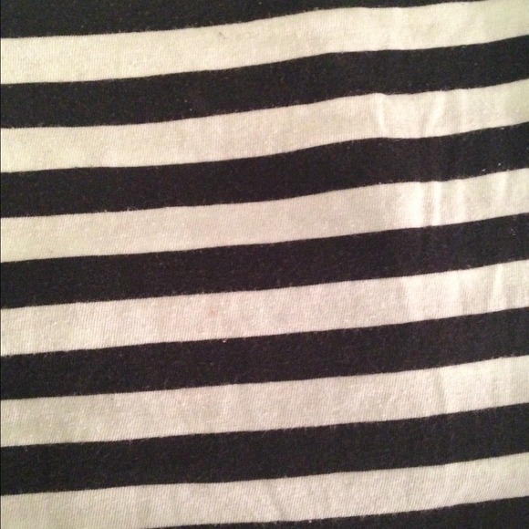 Green/black stripe lulu tunic shirt