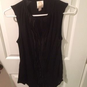Anthropologie black tanktop