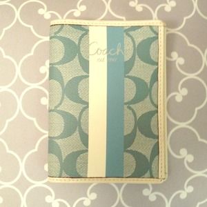 Authentic Coach passport wallet!