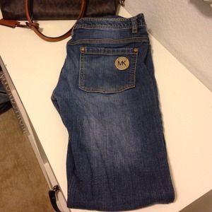 Michael Kors skinny jeans.