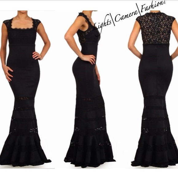 Sold Out❌Stunning mermaid black dress!