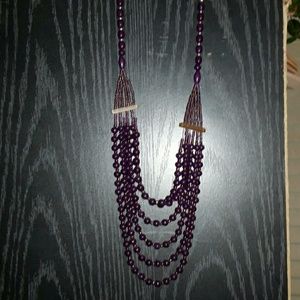 Beautiful purple layered necklace
