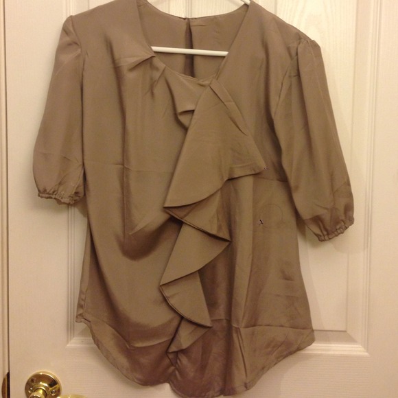 Waterfall Ruffle Blouse Tops - Picture 2 of 3