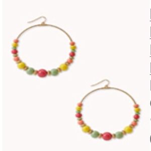 Brand new never worn beautiful colorful earrings