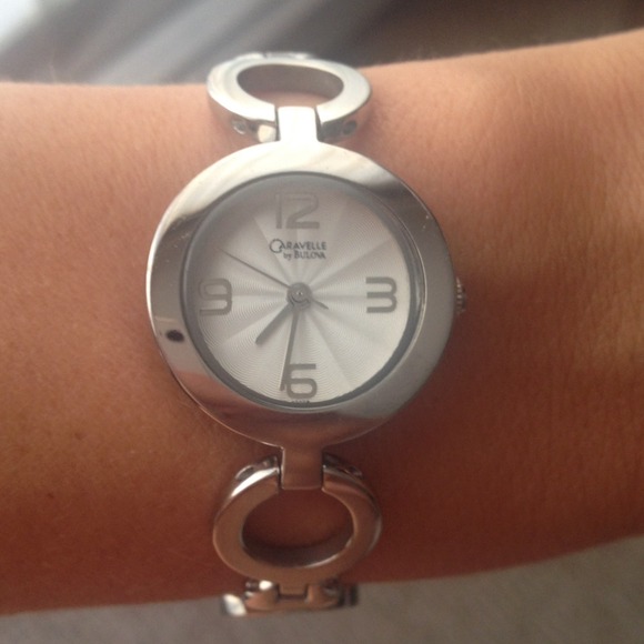 Caravelle by Bulova silver watch