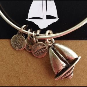 Alex and Ani Silver Sailboat