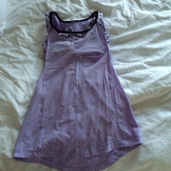 🚩SOLD🚩Lululemon open-back lilac tank. - Picture 1 of 5