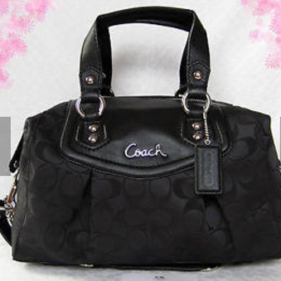 Black coach satchel