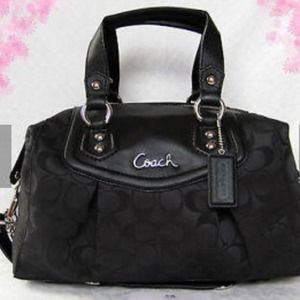 Black coach satchel