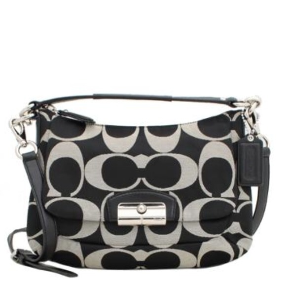Black coach crossbody purse