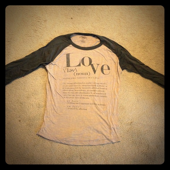 Burnout raglan LOVE tee