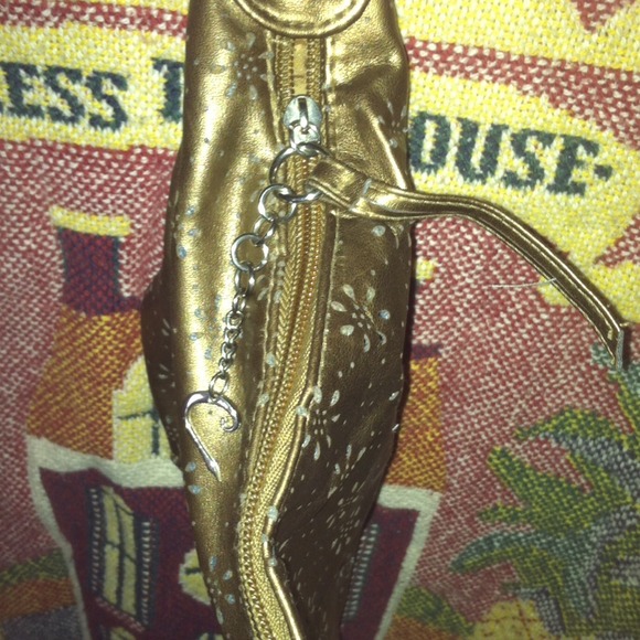 Candies Crescent-Shape Hobo Bronze Bag ON SALE - Picture 2 of 4