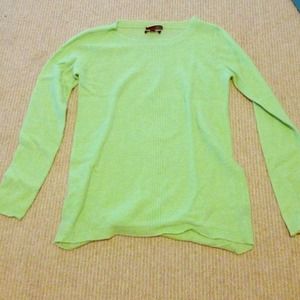 Spring Green Cashmere Sweater