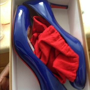 Blue louboutin...wore twice