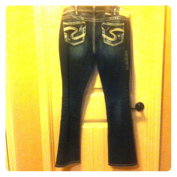 Silver jeans