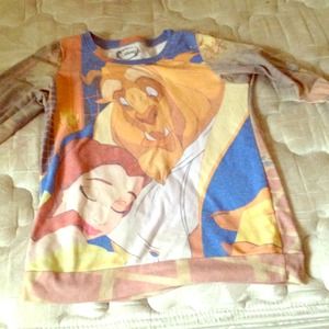 Beauty and the beast sweater large