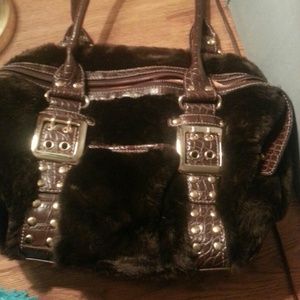 Kathy fur purse