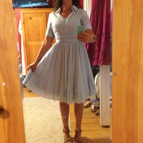 Baby blue Calvin Klein dress